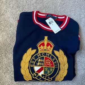Beautiful embroidered polo Ralph Lauren sweatshirt